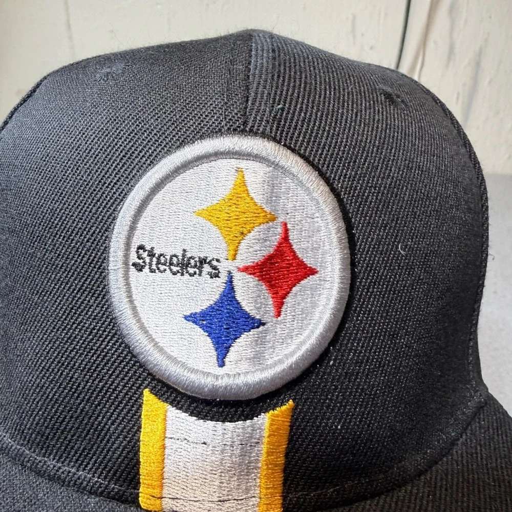 New Era Pittsburgh Steelers NFL‎ 9FIFTY Snapback Hat Black Gold White
